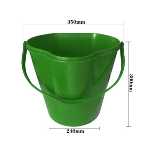 Food Safety Color Code Plastic Bucket Body with Lid or Not for Cleaning Application