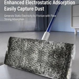 For Electrostatic Dust Removal Mop with 125.5cm Handle Reusable Self Wringing Lightweight for Whole House Floor Cleaning