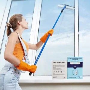 Formulated to Glass Doors Magic Window Cleaner Sheets Liquidness Shower Door Cleaner