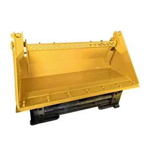 Four-in-One Steel Construction Excavator Bucket for 5-6 Ton Loaders Black 1 Year Warranty Including Scoop Type