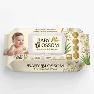 Fragrance Free Unscented Baby Wet Wipes Thick Spunlace Nonwoven 100 Count Bulk Pack Newborn Sensitive Skin Wipes