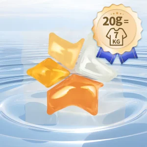 Free Sample 20g Disposable Super Strong Cleaning Power 72 Hours Anti Pilling Fabric Protection Apparel Eco Friendly Laundry Pods