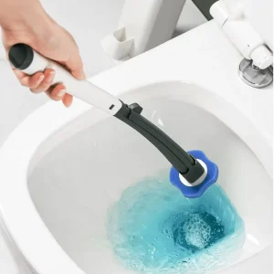 Free Sample Bathroom Durable Plastic Long Handle Hidden Toilet Bowl Brush Toilet Brush Deep Cleaning Toilet Brush