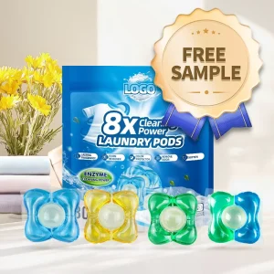 Free Sample Custom Fragrance Anti-Static Fabric Softener Capsules Deep Clean Formula Pods Disposable Laundry Beads for Apparel
