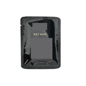 Free Sample Custom Lemon Scented Spunlace Non Woven Wet Wipe Easy Carry Disposable Single Cleansing Wipe