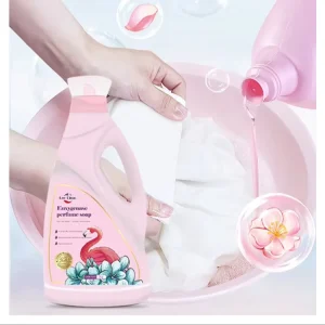 Free Sample Deep Cleaning Laundry Liquid Detergent Liquid Soap Euoxyl Enzyme Perfume Soap Laundry Detergent