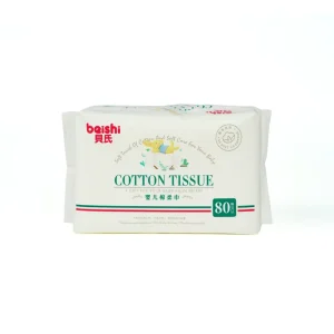 Free Sample Disposable Wet Dry Facial Cotton Tissue OEM Pure Cotton Cleansing Facial Tissue