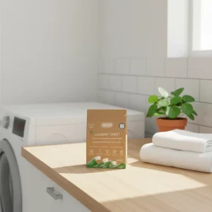 Free Sample Eco Friendly Biodegradable Disposable Laundry Detergent Sheets High Active Ingredient Content Medium Foam Customized