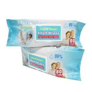 Free Sample Eco-Friendly Non-Woven Wet Tissue Wipes for Adults with Soft Scent for Daily Cleansing