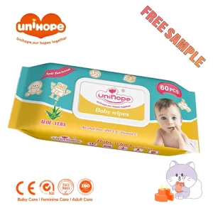 Free Sample Infant Baby Wet Wipes Toddler Cleansing Functional Soft Cotton Wipes 15x20cm for Sensitive Skin
