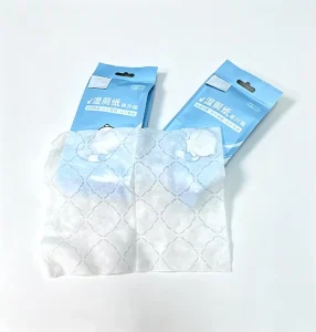 Free Sample Portable Flushable Wet Toilet Wipes Individual Single Pack Travel Pocket Mini Wet Toilet Paper