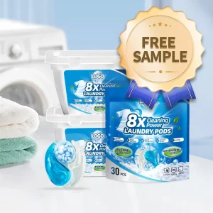 Free Sample Quick Dissolve Cold Water Eco Friendly Multi Surface Detergent