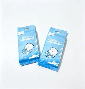 Free Sample Travel Size Flushable Wet Toilet Wipes Single Pack Pocket Wet Toilet Paper Sensitive Skin Formula
