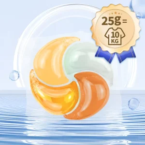 Free Samples 25g Large Weight 72 Hours Long Lasting Fragrance Hypoallergenic Laundry Detergent Pods for Sensitive Skin Super