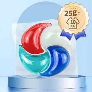 Free Samples 25g Super Strong Cleaning Power Long Lasting Fragrance Energy Saving 72 Hour Cold Water Laundry Detergent Pods