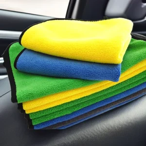 Free Samples Customized Logo 40*40cm Microfiber All Purpose Cleaning Cloth Double Sided Towel