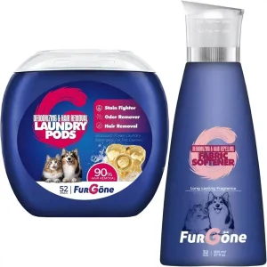 Fresh Cedar Liquid Laundry Detergent Pods Fabric Softener Reduces Pet Hair Cling Odor Eliminator HE Washer Compatible
