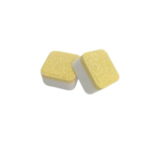 Fresh Lemon Scent Disposable Biodegradable Solid Dishwashing Cleaner Powerful Degreasing Stubborn Stain Removal Gentle