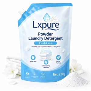 Fresh Linen Scent Concentrated Powder Laundry Liquid Detergent Ultra Clean Fabric Softening Laundry Care Solution