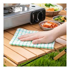 Fresh Plain Square Disposable Thickened 100% Viscose Cleaning Cloth Outdoor Camping Picnic Wiping Rag Kitchen BBQ