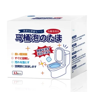 Fresh Scent Disposable Toilet Cleaner Detergent Drain Bubble Toilet Bowl Cleaner Tablet with Stain Removal