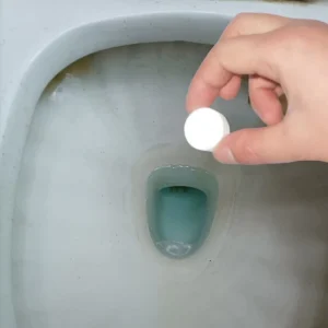 Fresh Scent Disposable Toilet Cleaner Detergent Drain Bubble Toilet Bowl Cleaner Tablet with Stain Removal