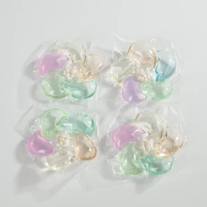 Fresh Scent Laundry Detergent Pods 6 in 1 Odor Fighting Washing Capsules for Bedding Towels and Home Textiles