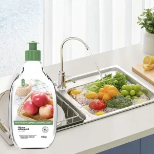 Fruit and Vegetable Washing Detergent Cleaner Veggie Cleaning Baby Bottle Plant Based OEM Cleaner Liquid