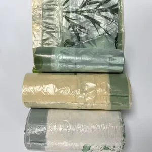 Full Biodegrade HDPE Strong 0.71 1.2 Mil Thickness Heat Seal Drawstring Trash Garbage Bags 4 10 13 20 30 Gallons Leak