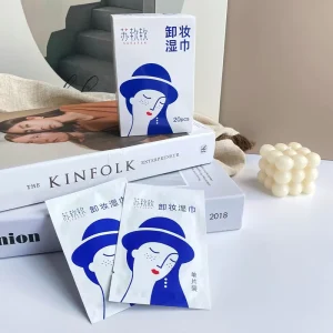 Full Face Makeup Remover Wipes 20pcs Pack OEM ODM Available for Eyes Lips Face Cleansing