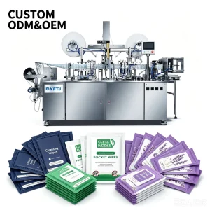 Full Servo 8-Lane Single Sachet Alcohol Pad Machine Four-Side Seal Medical Disinfectant Cotton Wipes Production 220V