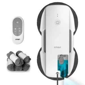 Fully Automatic Cordless Window Cleaning Robot with Intelligent Navigation and Vacuum Function
