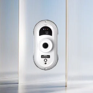 Fully Automatic Electric Window Cleaning Robot with Intelligent Navigation for Hotel Use