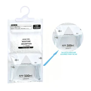 Furniture Essentials Hanging Dehumidifier Bag Disposable Moisture Absorption Anti Mildew Suitable for Closet