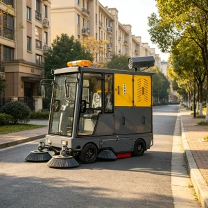 G2200 Electric Floor Sweeper with Vacuum for Park Garden Street Industrial Commercial Use