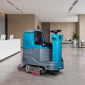 G9 Cylindrical Brush Floor Scrubber 750mm Cleaning Path 3500 sqm/h Working Efficiency Industrial Floor Cleaning Machine