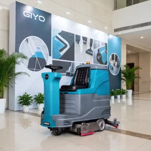 G9 Cylindrical Brush Floor Scrubber Drive Motor Vacuum Fan Shopping Mall Automatic Floor Washing Machine