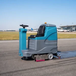 G9 Floor Scrubber with Cylindrical Brush 1040-1100mm Squeegee Width Industrial Floor Scrubbing Equipment