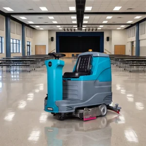 G9 Roller Brush Floor Scrubber with Energy-Saving Motor for Commercial Indoor Floor Washing