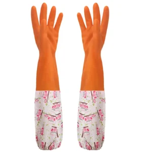 GC2003 Long Sleeve PVC Gloves for Kitchen, Household, Dishwashing, Housekeeping, and Cleaning