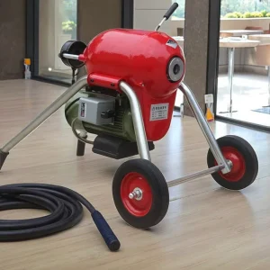 GQ-200 Electric Snake Cable Drain Cleaning Tool for 50-200mm Drain Lines