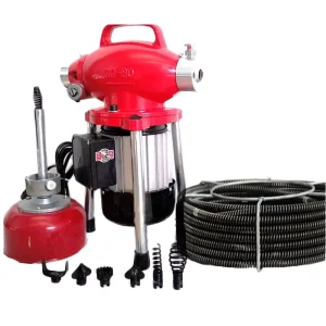 GQ-75 Portable Electric Drain Pipe Cleaning Machine with 30m Dredging Length