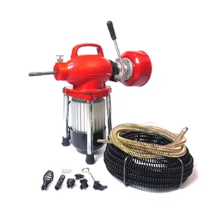 GQ-80 Portable Electric Drain Pipe Cleaning Machine with 12m Dredging Length