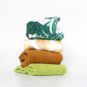 GRS Certification All Purpose Microfiber Cleaning Cloths and Printed Cleaning Rags for House or Kitchen