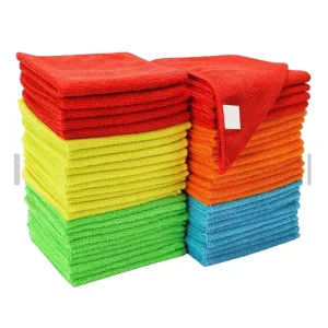 GRS Premium 32x32cm 12.6×12.6in Microfiber Towel for Kitchen Drying Car Wash and Household Cleaning Ultra Absorbent Lint-free