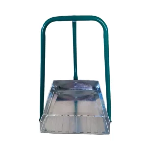 Galvanized Iron Upright Broom with Dustpan for Firefighting Equipment