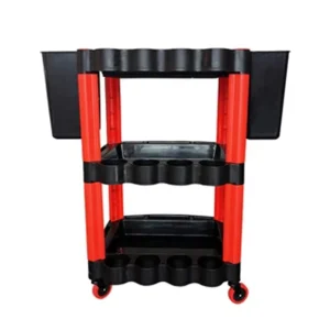 Garage Workshop 3 Tier Rolling Car Wash Detailing Cart