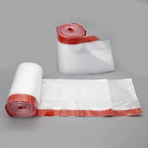 Garbage Bag Blue Plastic Household Garbage Bag Recycling Garbage Bags Bag Drawstring Garbage Bags Refuse Sacks on Roll
