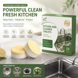 Garbage Disposal Cleaner Foaming Tablets Odor Eliminator Grease Remover