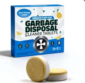 Garbage Disposal Cleaning Tablets Foaming Cleaner Deodorizer Sink Freshener for Odor and Grease Removal